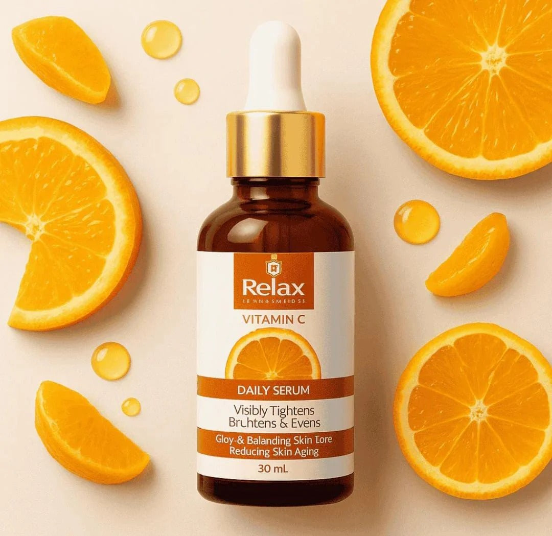 Relax Vitamin C Serum – Brightening, Anti-Aging & Glowing Skin Care (30ml)