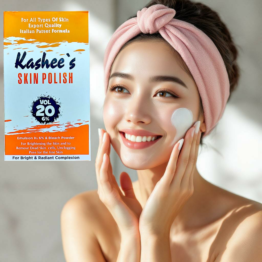 Kashee’s Vol 20 Skin Polisher & Activator Set – Professional 6% Hair Removal & Skin Refining Kit