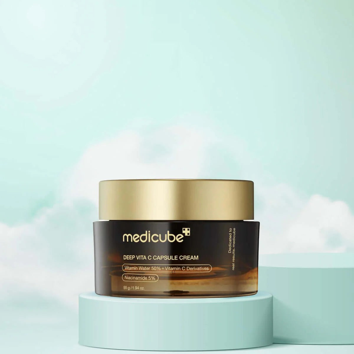 Medicube Deep Vita C Capsule Cream – Brightening, Anti-Aging & Glowing Skin Moisturizer (55g)