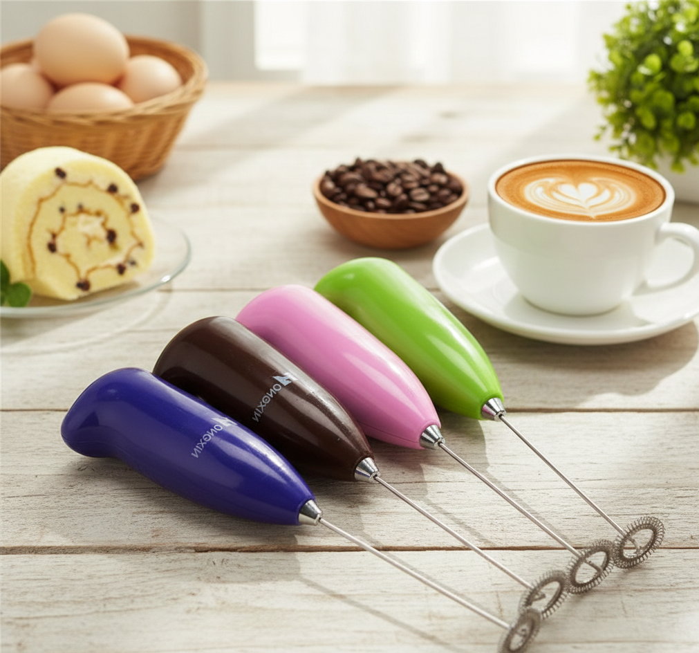 Mini Coffee Frother – Electric Milk & Egg Whisk Tool