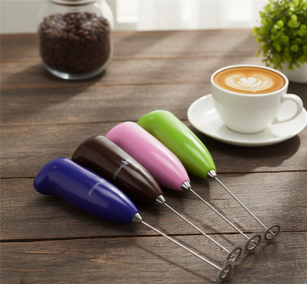 Mini Coffee Frother – Electric Milk & Egg Whisk Tool