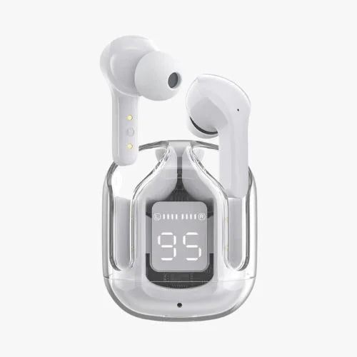 Air 31 Wireless Earbuds – Transparent Case, Bluetooth 5.3 & Type-C Charging