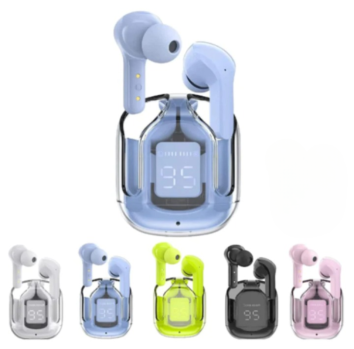 Air 31 Wireless Earbuds – Transparent Case, Bluetooth 5.3 & Type-C Charging