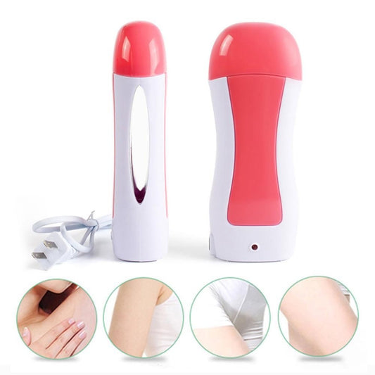 3-in-1 Roll-On Wax Heater Kit – Professional Hair Removal System with Wax Refill & Strips