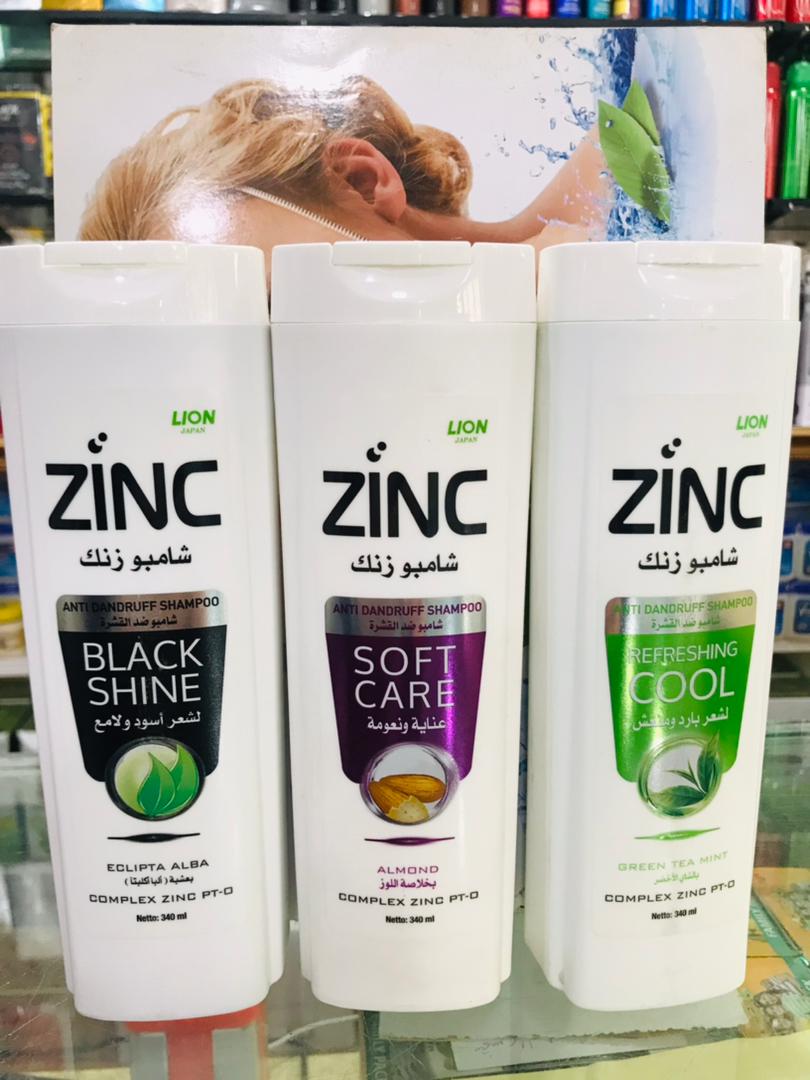 ZINC Anti-Dandruff Shampoo 340ml – Complete Zinc Pro Formula for Shiny, Healthy Hair