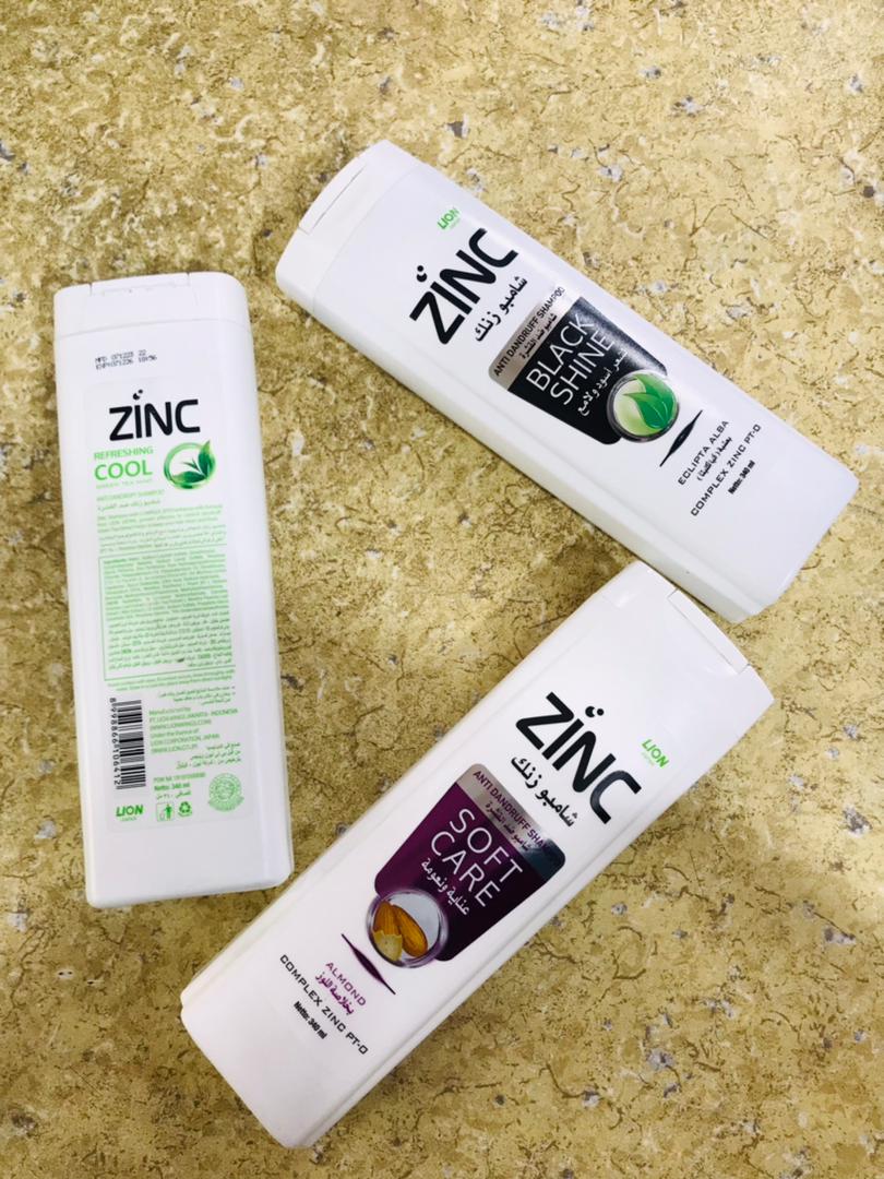 ZINC Anti-Dandruff Shampoo 340ml – Complete Zinc Pro Formula for Shiny, Healthy Hair