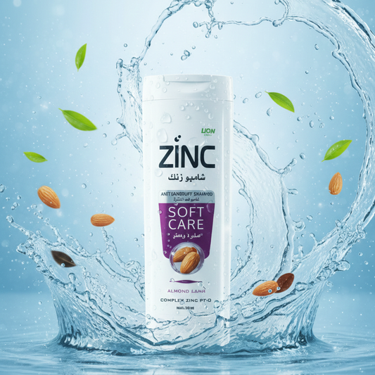 ZINC Anti-Dandruff Shampoo 340ml – Complete Zinc Pro Formula for Shiny, Healthy Hair