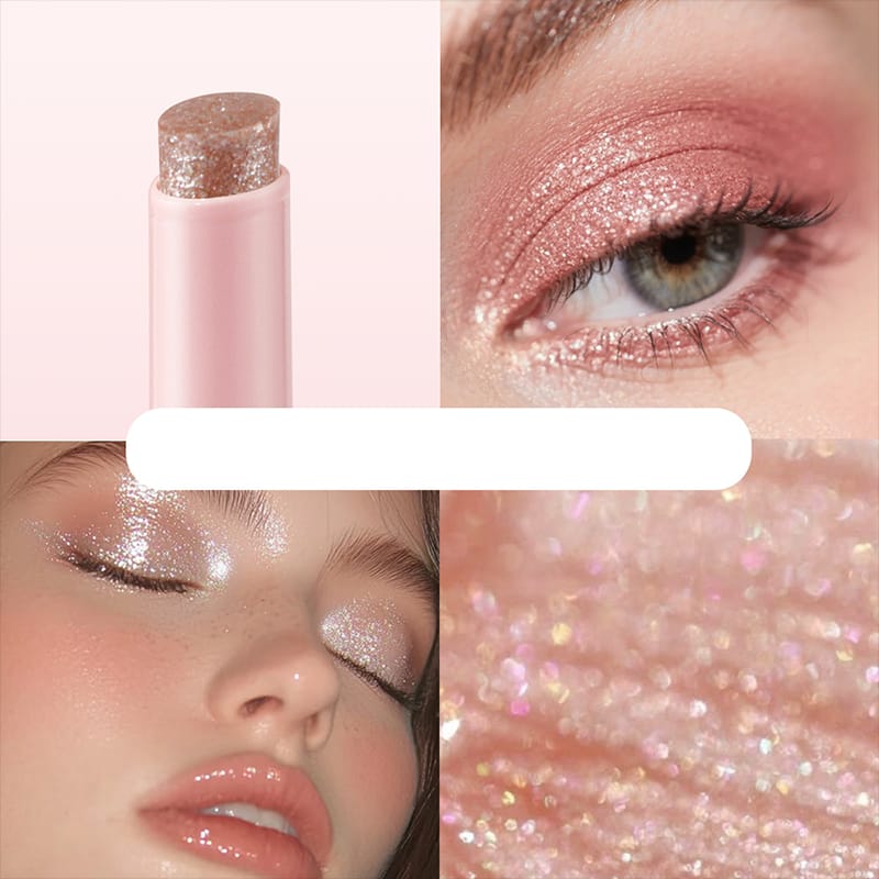 Jelly Shimmer Eyeshadow Stick – Long-Lasting Glow, 2 Shades