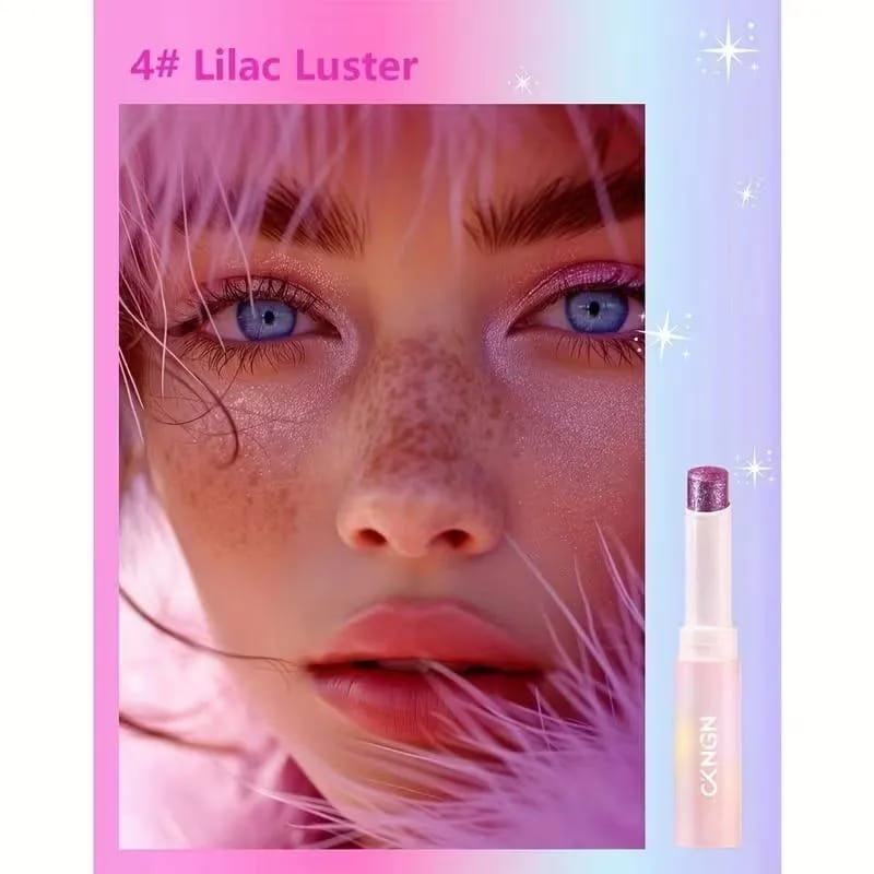 Jelly Shimmer Eyeshadow Stick – Long-Lasting Glow, 2 Shades