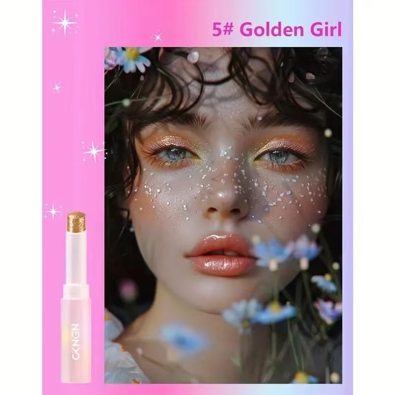 Jelly Shimmer Eyeshadow Stick – Long-Lasting Glow, 2 Shades