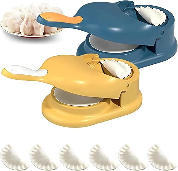 Portable 2-in-1 Dumpling & Pastry Maker – Samosa, Gujiya & Dough Press Kitchen Tool for Effortless DIY Baking