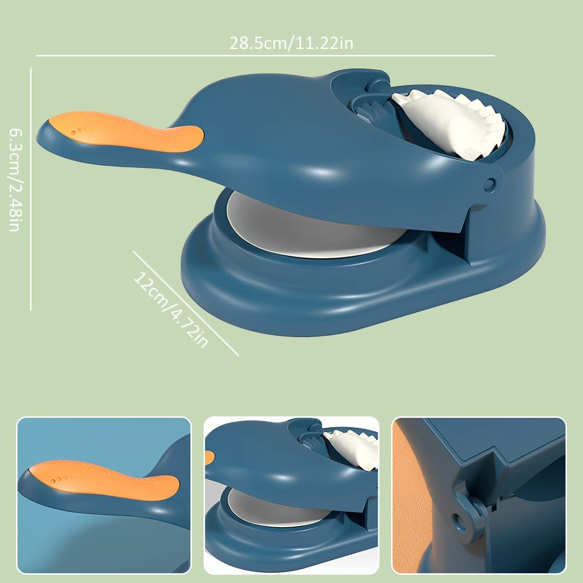 Portable 2-in-1 Dumpling & Pastry Maker – Samosa, Gujiya & Dough Press Kitchen Tool for Effortless DIY Baking