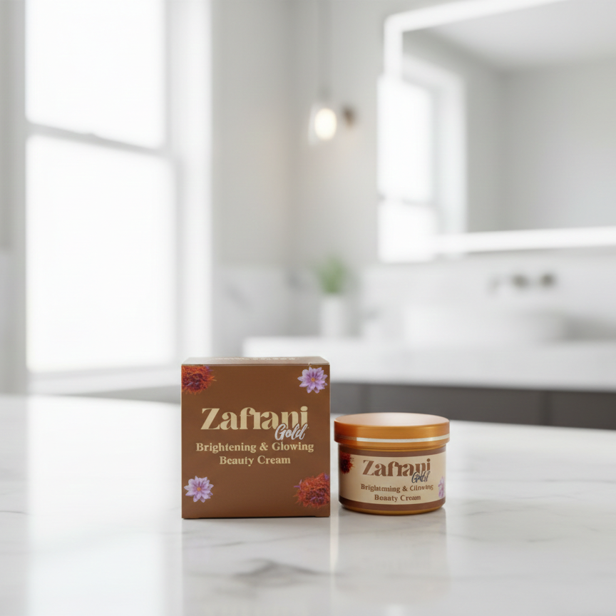 Zafrani Gold Brightening Cream 100g – Glowing, Radiant & Even Tone Skin Care