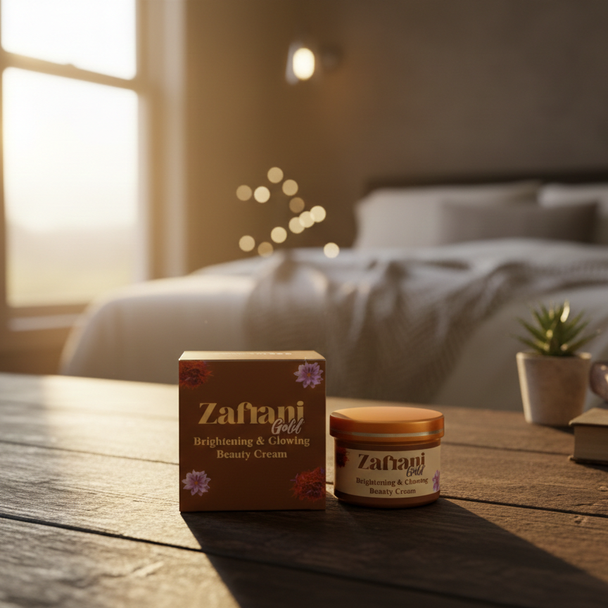 Zafrani Gold Brightening Cream 100g – Glowing, Radiant & Even Tone Skin Care