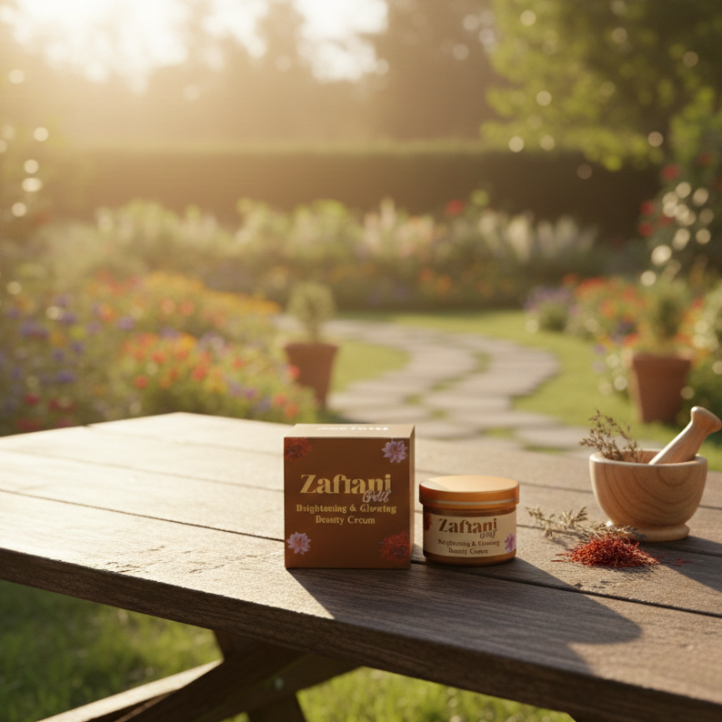 Zafrani Gold Brightening Cream 100g – Glowing, Radiant & Even Tone Skin Care