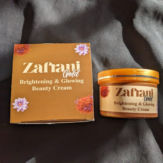 Zafrani Gold Brightening Cream 100g – Glowing, Radiant & Even Tone Skin Care