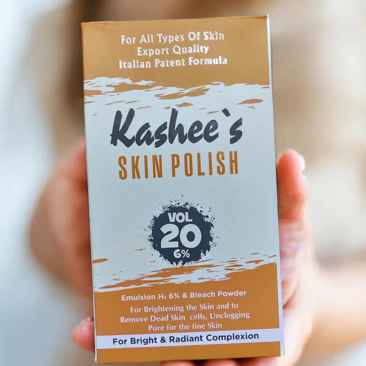 Kashee’s Vol 20 Skin Polisher & Activator Set – Professional 6% Hair Removal & Skin Refining Kit
