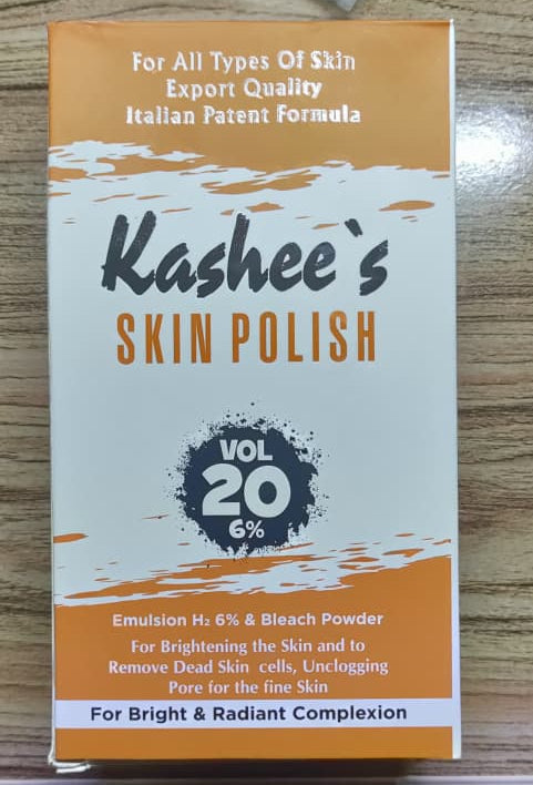 Kashee’s Vol 20 Skin Polisher & Activator Set – Professional 6% Hair Removal & Skin Refining Kit
