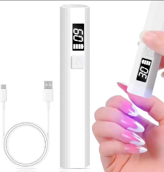 UV Light for Gel Nails – Portable USB LED/UV Nail Dryer with LCD & Timers