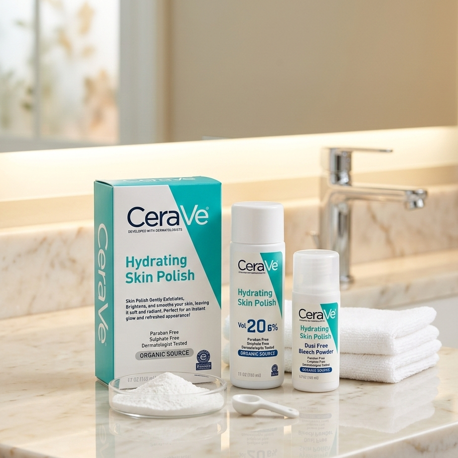 CeraVe Hydrating Skin Polish – Gentle Daily Exfoliator for Smooth, Healthy & Radiant Skin