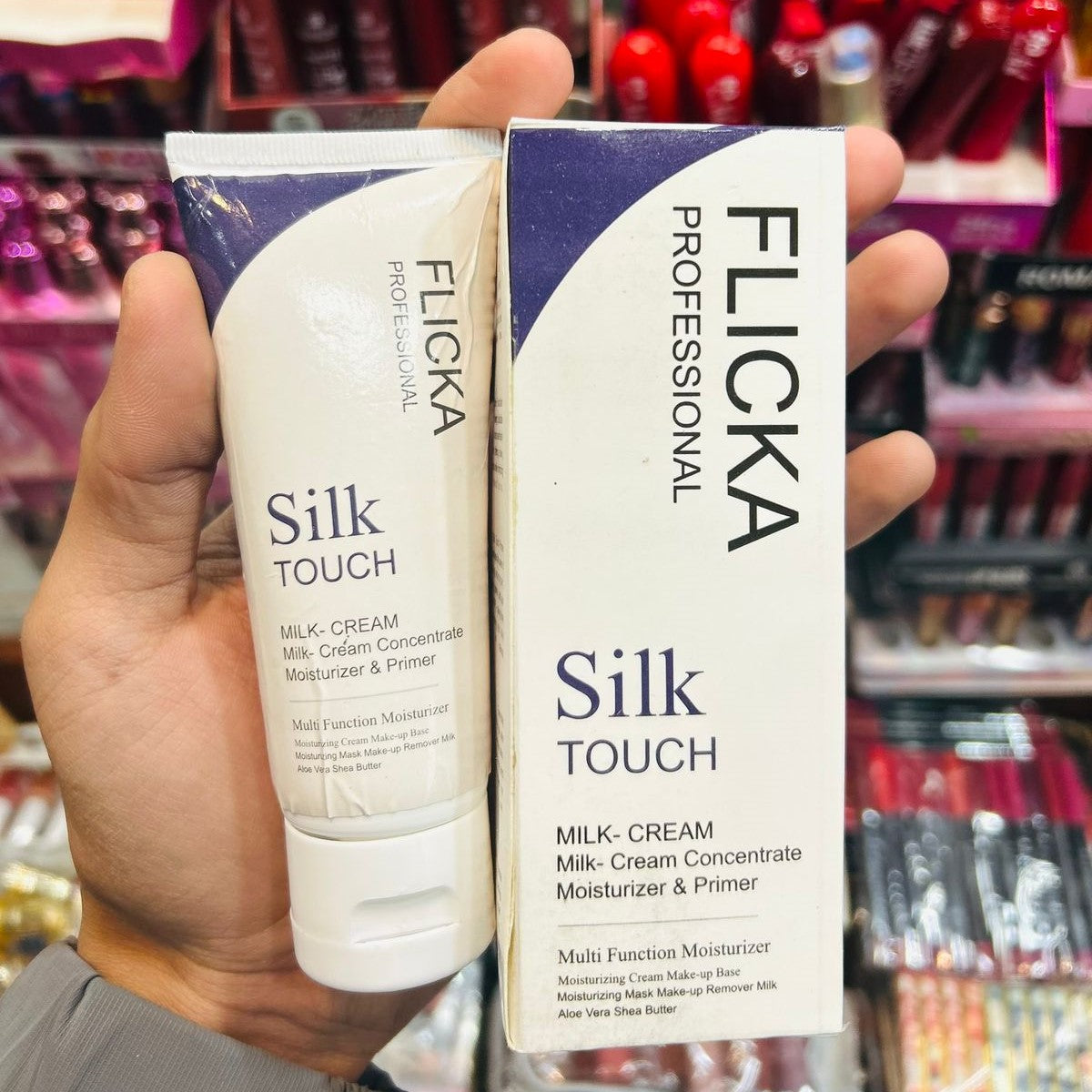 FLiCKA 3-in-1 Silk Touch Primer & Moisturizer – Hydrating, Pore Minimizer (120ml)