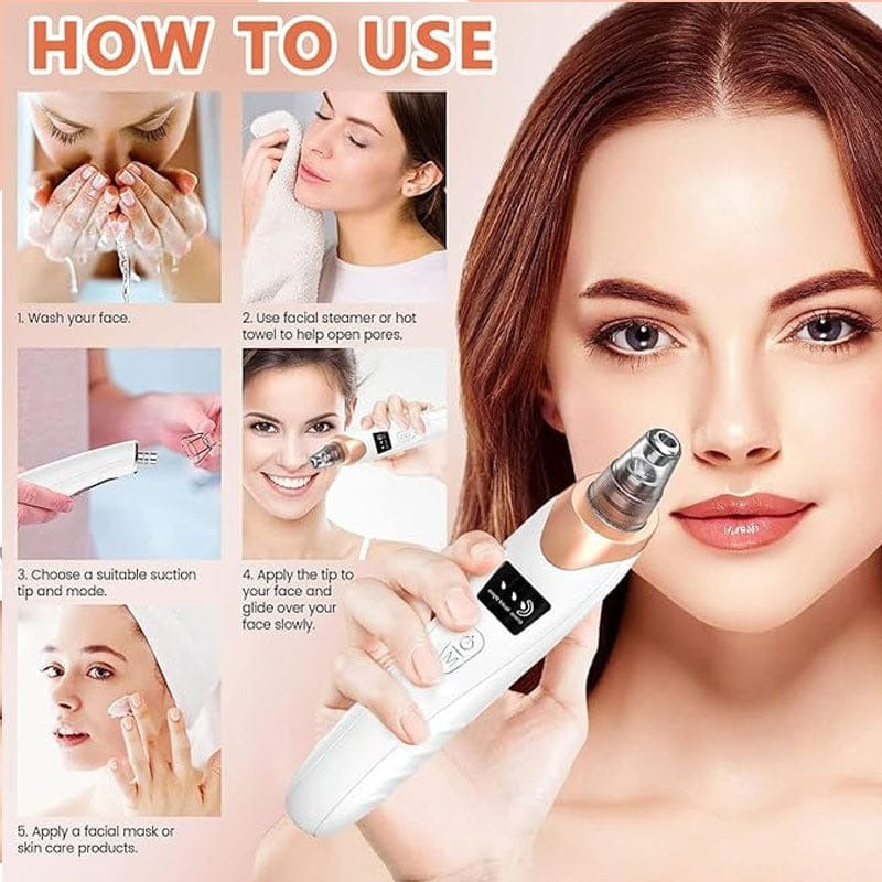 Acne & Blackhead Remover – Electric Pore Cleaner Vacuum