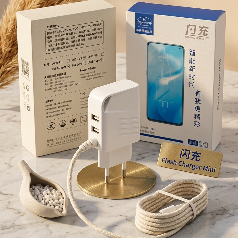 Newtoo Fast Charging Adapter – High-Speed USB Charger for Smartphones & Devices