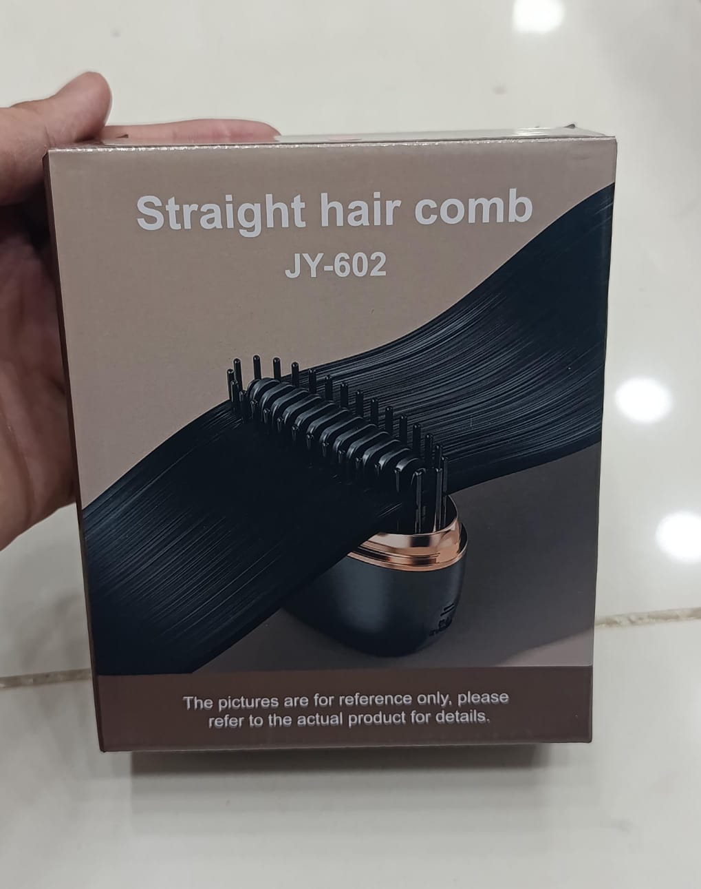 Mini Wireless Hair Straightening Comb – Portable Rechargeable Styling Brush for Smooth, Frizz-Free Hair