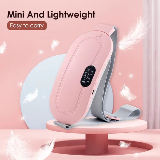 Electric Period Pain Relief Belt – USB Rechargeable Heating Massager for Menstrual Cramps & Waist Comfort