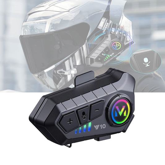 Motorcycle Helmet Bluetooth Headset 5.3 – Noise Reduction & Waterproof