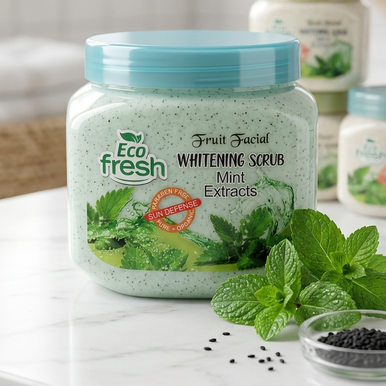 Eco Fresh Cucumber Whitening Scrub - Deep Cleansing 300ML
