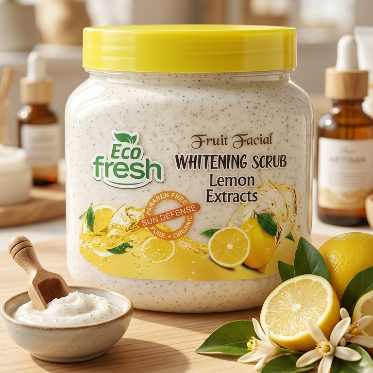 Eco Fresh Cucumber Whitening Scrub - Deep Cleansing 300ML