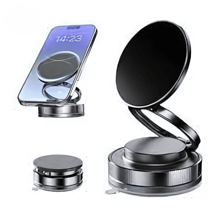 360° Magnetic Vacuum Phone Holder